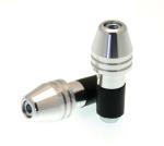 Embouts de guidon Bihr Rocket Ø18mm argent