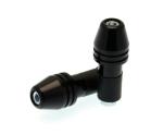 Embouts de guidon Bihr Rocket Ø18mm noir