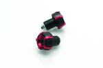 Embouts de guidon Bihr Spark Ø18mm Noir/Rouge