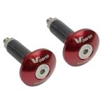 Embouts de guidon Bihr &Oslash;12-18mm rouge