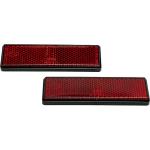 Feux Catadioptres Rouge Adh&eacute;sives Rectangulaire MAXXE