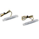 Feux Replay DECO BARETTE A LEDS BLEU L 60mm - H 8mm 9mm LA PAIRE