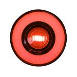 Feux arri&egrave;re Avoc FEU MOTO UNIVERSEL VINTAGE A LEDS COUVERCLE FUME 3 FILS HOMOLOGUE CE