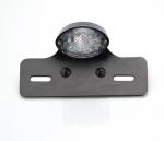 Feux arrière Bihr avec support de plaque Noir Oval