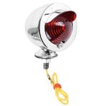 Feux arri&egrave;re P2R FEU ADDITIONNEL GLIDE DECORATIF CHROME CASQUETTE ROUGE