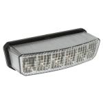 Feux arri&egrave;re P2R FEU ARRIERE 50 A BOITE ADAPTABLE RIEJU 50 TRANSPARENT A LEDS AVEC STOP (6 LEDS ROUGES) -P2R-