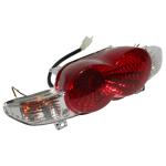 Feux arri&egrave;re P2R FEU ARRIERE SCOOT ADAPTABLE MBK 50 OVETTO 2008+-YAMAHA 50 NEOS 2008+ AVEC CLIGNOTANTS (HOMOLOGUE CE) -P2R-