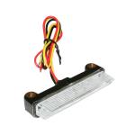 Feux arri&egrave;re Replay FEU UNIVERSEL A LEDS BARETTE TRANSPARENT - STOP 6 ROUGES HOMOLOGUE CE