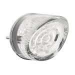 Feux arri&egrave;re Replay FEU UNIVERSEL A LEDS ROND TRANSPARENT 20 ROUGES 3 BLANCHES D 45 mm
