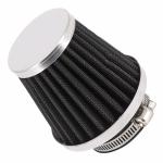 Filtre &agrave; air P2R FILTRE A AIR TYPE KN CHROME FIXATION DROITE DIAM 42 mm -P2R-