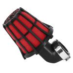 Filtre &agrave; air Replay HEXAGONAL MOUSSE ROUGE FIXATION COUDEE 90 DIAM 35 - 28