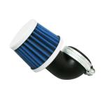 Filtre &agrave; air Replay KN SMALL FC BLANC FIXATION COUDEE 90 DIAM 35 - 28