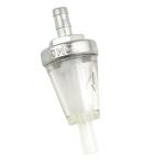 Filtre &agrave; essence OMG CONIQUE ACIER DIAM 6 mm TRANSPARENT - ARGENT