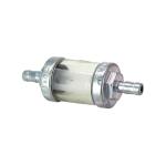 Filtre &agrave; essence OMG CYLINDRIQUE ACIER DIAM 6 mm TRANSPARENT - ARGENT