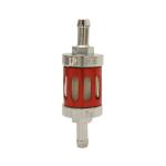 Filtre &agrave; essence Replay CYLINDRIQUE AJOURE ALU DIAM 8mm ROUGE