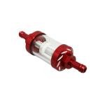 Filtre &agrave; essence Replay CYLINDRIQUE ALU DIAM 6mm TRANSPARENT - ROUGE