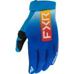 Gants cross FXR REFLEX BLUE/TANGERINE ENFANT