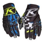 Gants cross KLIM XC LITE DIGITAL CHAOS BLUE 2022