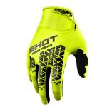 Gants cross Shot VISION - NEON YELLOW 2026