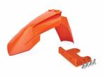 Garde boue Polisport restyl&eacute; orange avec adaptateur