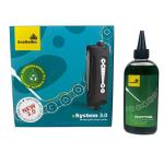 Graisse chaine Scottoiler de électronique xSystem 3.0 + tout climat vert biodégradable 250ml