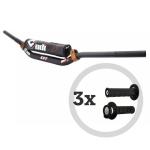 Guidon Odi Kit CFT Podium MX + 3 paires de rev&ecirc;tements MX V2 Lock-On semi-gaufr&eacute;s