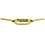 Guidon Star Bar MOTO CROSS MX - ENDURO ALU 2014 T6 DIAM 22,2mm L800mm H86mm OR RENFORT - MOUSSE JAUNE