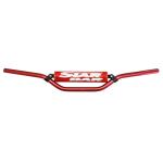 Guidon Star Bar MOTO CROSS MX - ENDURO ALU 2014 T6 DIAM 22,2mm L800mm H86mm ROUGE RENFORT - MOUSSE