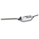 Guidon Star Bar MOTO CROSS MX - ENDURO ALU 2014 T6 DIAM 22,2mm L800mm H86mm TITANE RENFORT - MOUSSE BLANCHE