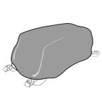 Housse de pluie Shad pour sacoches de réservoir E04 - SL12M