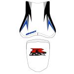 Housse de selle Bagster Blanc/Noir/Gris