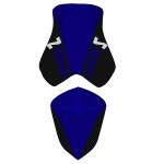 Housse de selle Bagster Bleu Marine/Noir/Lettres Bleues Marines et Blanches