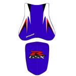 Housse de selle Bagster Bleu/Blanc/Rouge