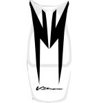 Housse de selle Bagster Noir/Blanc Lettres Grises