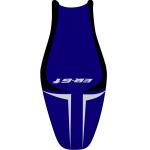 Housse de selle Bagster Spécial S Azur Nacré/Noir/Gris Clair/Lettres Grises claires