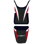 Housse de selle Bagster Sp&eacute;cial S Blanc/Noir