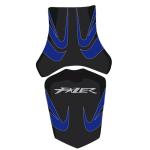 Housse de selle Bagster Spécial S Bleu Foncé/Blanc