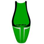 Housse de selle Bagster Spécial S Vert Noir/Gris/Lettres Grises Claires
