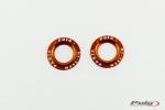 Insert Roulette Bras Oscillant Puig Jeu Anneaux en Aluminium Anodise Protection Orange