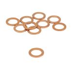 Joint de vidange Artein RONDELLE COPPER WASHERS CUIVRE PLAT DIAM 12x18 1,50 mm BLISTER 10 PIECES PRO SERIES