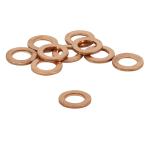 Joint de vidange Artein RONDELLE COPPER WASHERS CUIVRE PLAT DIAM 8x14 1,50 mm BLISTER 10 PIECES PRO SERIES