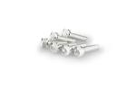 Kit Visserie Car&eacute;nage Puig En Aluminium Anodis&eacute; Argent Blister 6 vis allen M5x15mm