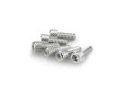 Kit Visserie Car&eacute;nage Puig En Aluminium Anodis&eacute; Argent Blister 6 vis allen M6x15mm