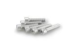 Kit Visserie Car&eacute;nage Puig En Aluminium Anodis&eacute; Argent Blister 6 vis allen M6x25mm