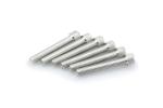 Kit Visserie Car&eacute;nage Puig En Aluminium Anodis&eacute; Argent Blister 6 vis allen M8x50mm