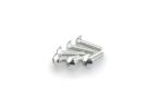 Kit Visserie Car&eacute;nage Puig En Aluminium Anodis&eacute; Argent Blister 6 vis bomb&eacute; M5x20mm