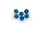 Kit Visserie Car&eacute;nage Puig En Aluminium Anodis&eacute; Bleu Blister 6 &eacute;crou M5
