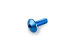 Kit Visserie Car&eacute;nage Puig En Aluminium Anodis&eacute; Bulles Bleu 6 Vis M5x15 T&ecirc;te diam&egrave;tre 11,8mm