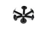 Kit Visserie Car&eacute;nage Puig En Aluminium Anodis&eacute; Bulles Noire 6 Vis M5x15 T&ecirc;te diam&egrave;tre 13,9mm