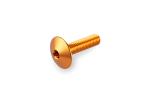 Kit Visserie Car&eacute;nage Puig En Aluminium Anodis&eacute; Bulles Or 6 Vis M6x20 T&ecirc;te diam&egrave;tre 13,9mm